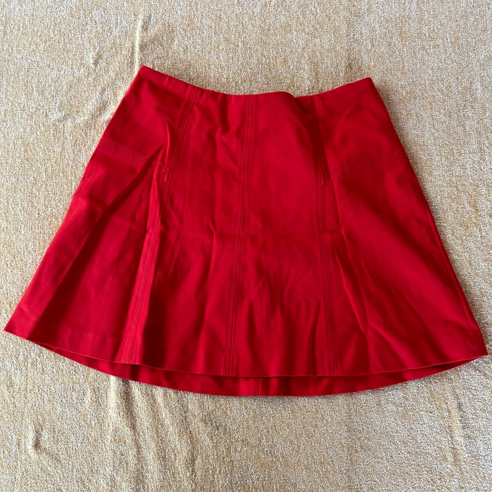 Red skirt